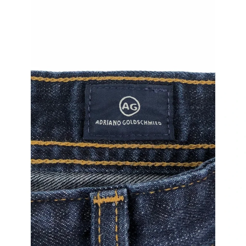 AG Adriano Goldschmied Mens 32 x 28 (actual) Jeans The Protege Straight Cotton